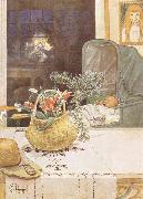 Gunlog without her Mama Carl Larsson